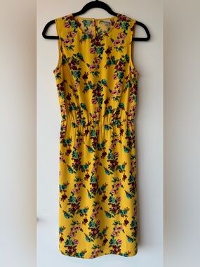 A New Day Women’s Yellow Floral Sleeveless Dress
